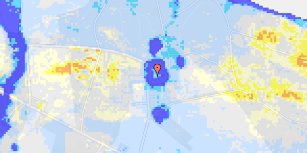 Ekstrem regn på Boller Slotsvej 20G