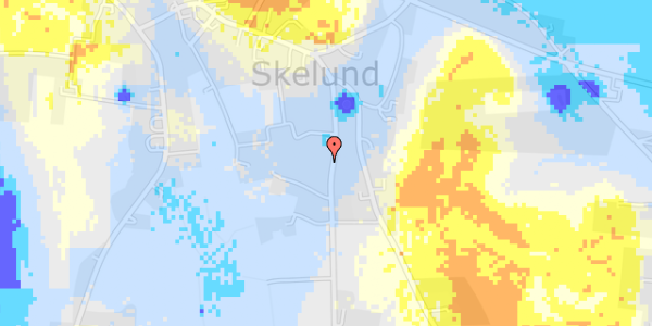 Ekstrem regn på Elkærvej 24