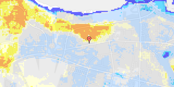 Ekstrem regn på Ølbyvej 48, 1. th