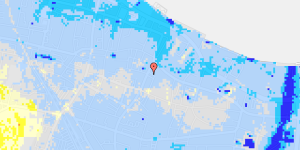 Ekstrem regn på Østerågade 8