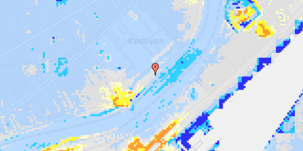 Ekstrem regn på Ingerslevsgade 56