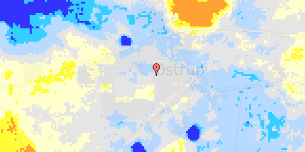 Ekstrem regn på Sdr Stadionvej 10