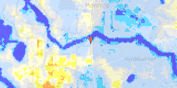 Ekstrem regn på Hovvej 28C, st. 