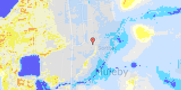 Ekstrem regn på Holmegårdsvej 4A