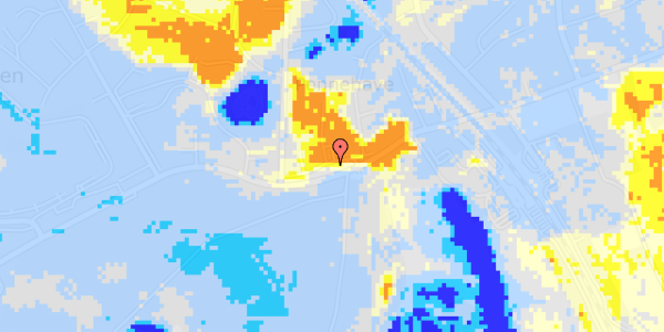 Ekstrem regn på Pennehave 14