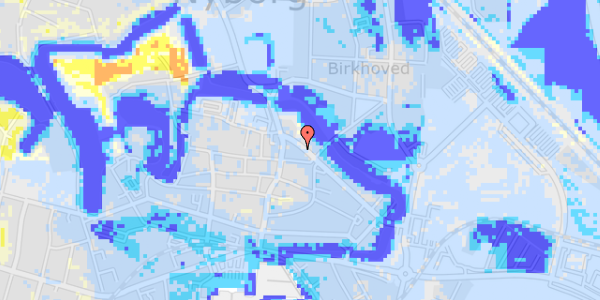 Ekstrem regn på Nørrevoldgade 46