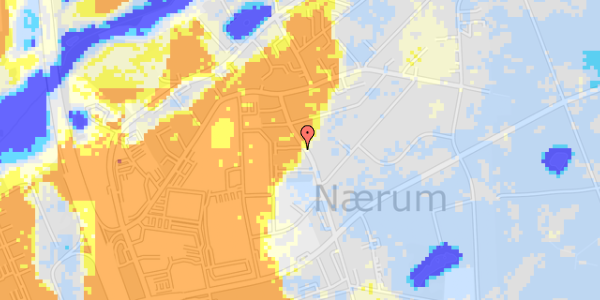 Ekstrem regn på Nærumgårdsvej 6