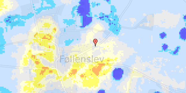 Ekstrem regn på Egemarkevej 9A