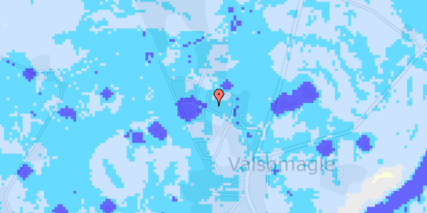 Ekstrem regn på Hallingebjergvej 12B