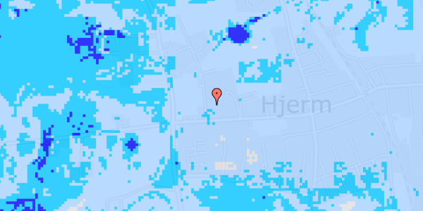 Ekstrem regn på Christiansborgvej 2