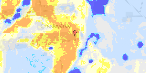 Ekstrem regn på Odinsvej 17