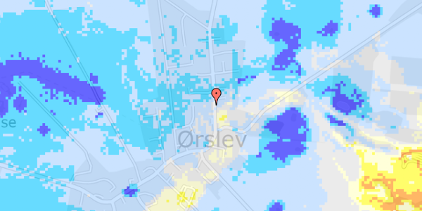 Ekstrem regn på Ørslev Gade 55A