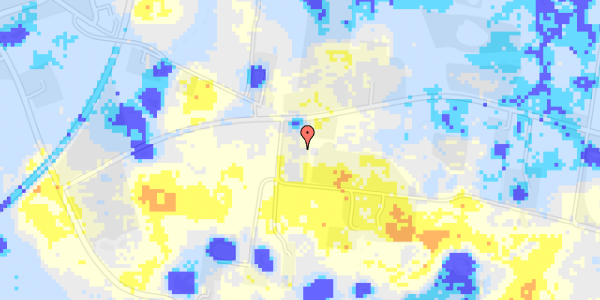 Ekstrem regn på Gammel Kurreholmvej 1A