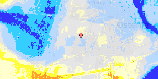 Ekstrem regn på Østerild Byvej 7