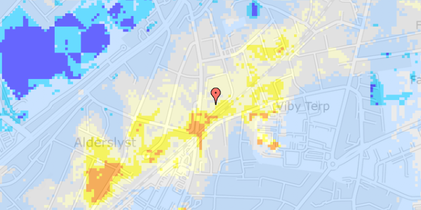 Ekstrem regn på Kongsgårdsvej 30