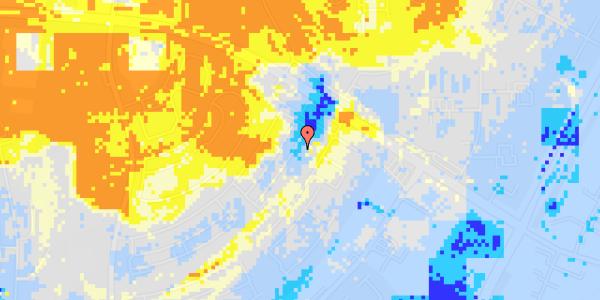 Ekstrem regn på Sallingsundvej 55A