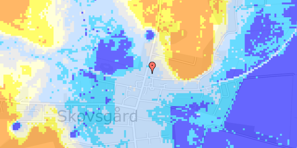 Ekstrem regn på Nordvangsvej 1C