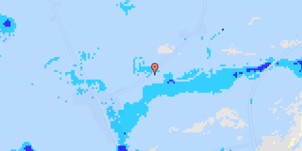 Ekstrem regn på Halsted Byvej 2A