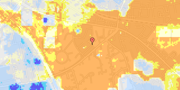 Ekstrem regn på Pinievej 50