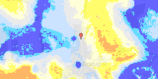 Ekstrem regn på Norupvej 150