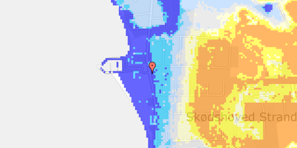 Ekstrem regn på Vestre Strandvej 28