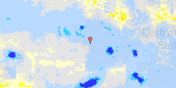 Ekstrem regn på Langkærgårdvej 5