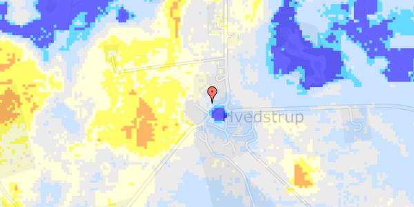 Ekstrem regn på Hvedstrupvej 48B