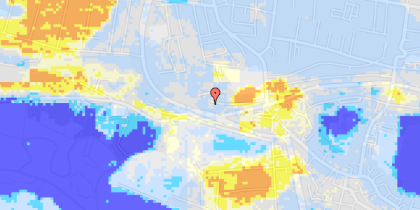 Ekstrem regn på Ndr. Ringvej 1B, st. 3