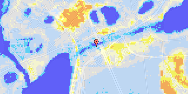 Ekstrem regn på Holte Midtpunkt 23, 3. 5