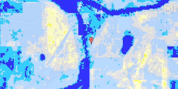 Ekstrem regn på Solbjerg Hovedgade 90C