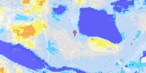 Ekstrem regn på Låsbygade 21, 1. 105