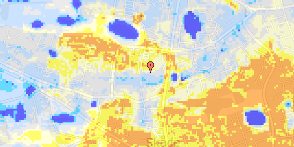 Ekstrem regn på Stenvej 21D, 1. th