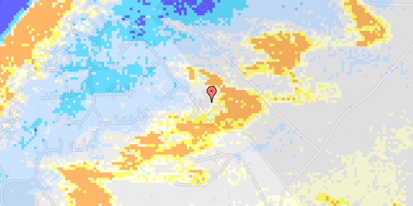 Ekstrem regn på Hunetorp Klitvej 64