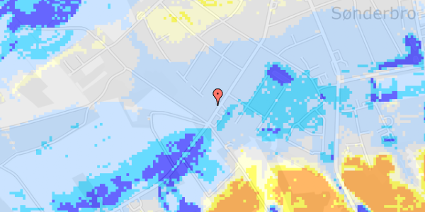 Ekstrem regn på Skibelundvej 56