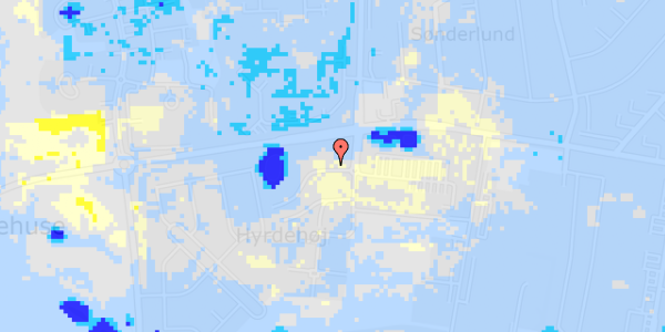 Ekstrem regn på Krogkær 4