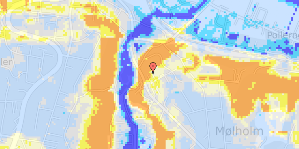 Ekstrem regn på Brummersvej 1A