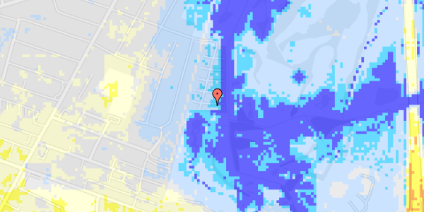 Ekstrem regn på Karolinelund 101