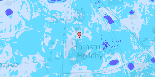 Ekstrem regn på Møllebyvej 34