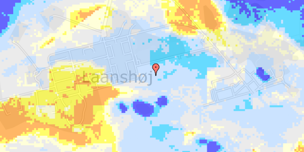 Ekstrem regn på Laanshøj Alle 20