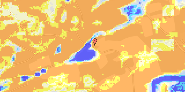 Ekstrem regn på Svampedamvej 40B