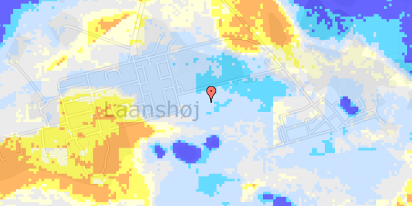 Ekstrem regn på Laanshøj Alle 50