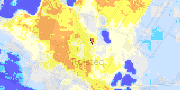 Ekstrem regn på Lykkebovej 37