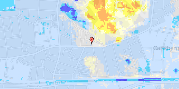 Ekstrem regn på Valby Langgade 16, 4. 506