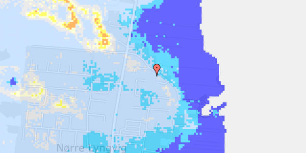 Ekstrem regn på Lyngvig Havnevej 28