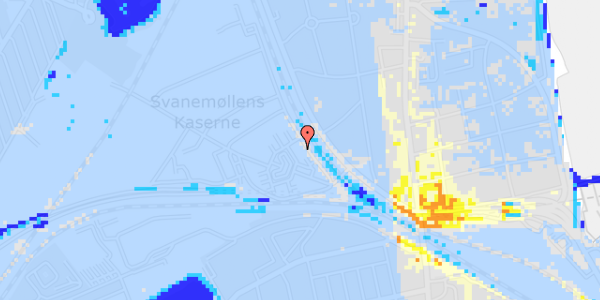 Ekstrem regn på Svanemøllens Kaserne 116