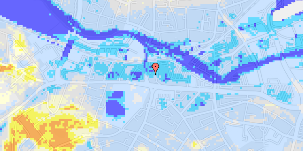 Ekstrem regn på Bredgade 33B