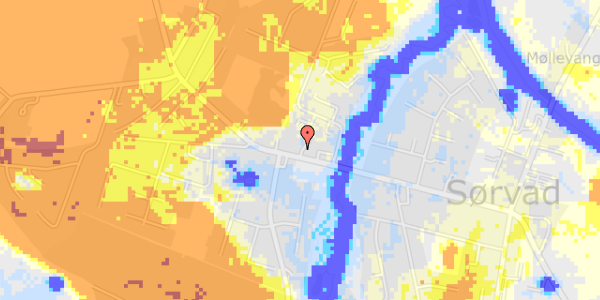 Ekstrem regn på Langgade 34A