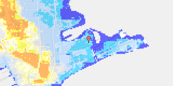 Ekstrem regn på Langsand 111