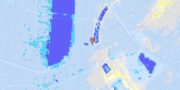 Ekstrem regn på Vester Farimagsgade 7, 6. th