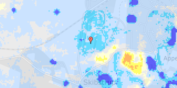 Ekstrem regn på Brovangsvej 23